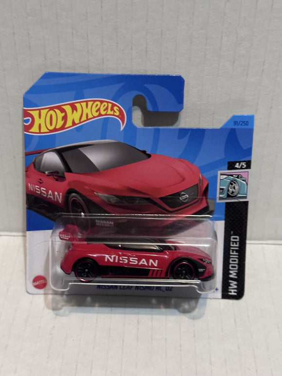 Red Nissan Leaf Nismo RC_02 HW Modified 4/5 91/250 HKH86 2021 Hot Wheels Diecast Car