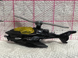 Black Helicopter Batman DC Comics W4268 Hot Wheels Diecast Car