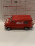 Red Avis Van Fourgon 1/65 Majorette Toy Diecast Car