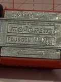 Red Avis Van Fourgon 1/65 Majorette Toy Diecast Car