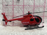 Red Rescue Helicopter Unbranded  Diecast Car