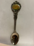 Wyoming Western Meadowlark Indian Paintbrush Souvenir Spoon