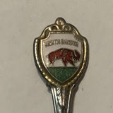 North Dakota Bison Buffalo Collectable Souvenir Spoon DC