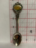Wyoming Western Meadowlark Indian Paintbrush Souvenir Spoon