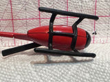 Red Rescue Helicopter Unbranded  Diecast Car