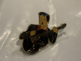 Man Playing a Guitar Lapel Hat Pin DM