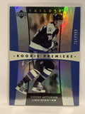 #304 Evgeny Artyukhin Rookie Premier 281/999 Tampa Bay Lightning 2005-06 Upper Deck Trilogy Hockey Card
