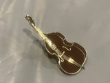 Cello Musical Instrument Lapel Hat Pin BE
