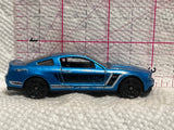 Blue 2010 Ford Mustang GT 2009 Hot Wheels Diecast Car