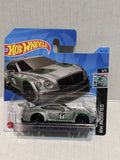 Silver 2018 Bentley Continental GT3 HW Modified 3/5 44/250 HKL45 2021 Hot Wheels Diecast Car