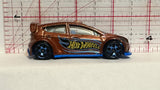 Brown '12 Foed Fiesta 2011 L36 Hot Wheels Diecast Car
