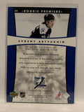 #304 Evgeny Artyukhin Rookie Premier 281/999 Tampa Bay Lightning 2005-06 Upper Deck Trilogy Hockey Card