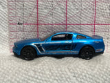 Blue 2010 Ford Mustang GT 2009 Hot Wheels Diecast Car