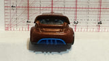 Brown '12 Foed Fiesta 2011 L36 Hot Wheels Diecast Car