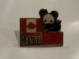 Canada Panda China Flags Lapel Hat Pin BE
