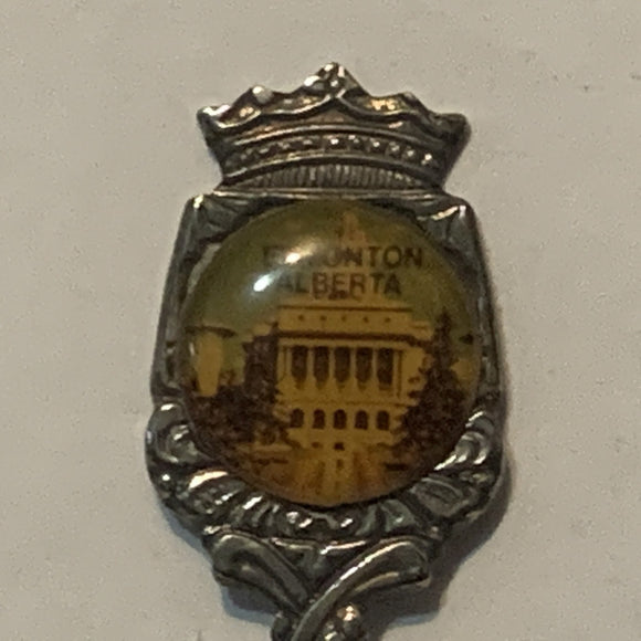 Edmonton Alberta Legislature collectable Souvenir Spoon PV