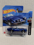 Blue '72 Stingray Convertible HW Roadsters 8/10 132/250 HKG60 2021 Hot Wheels Diecast Car