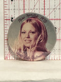 Miss Kansas 1975 Jana Salmana Button Pinback