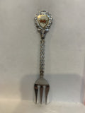 Alberta Rose Fork Souvenir Spoon
