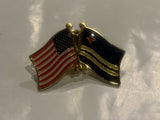 USA Aruba Friendship Flags Lapel Hat Pin DM
