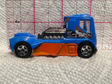 Blue Rennon Rig Truck T9689 2010 Hot Wheels Diecast Car