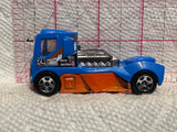 Blue Rennon Rig Truck T9689 2010 Hot Wheels Diecast Car