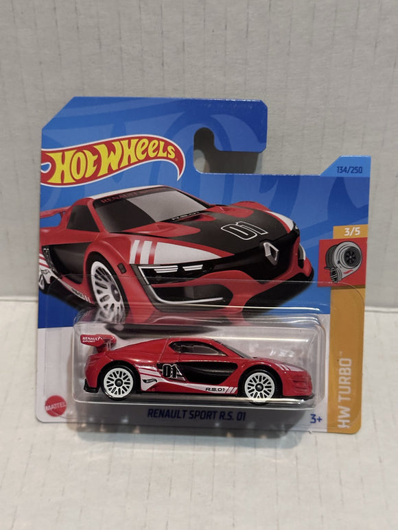 Red Renault Sport R.S. 01 HW Turbo 3/5 134/250 HKJ38 2021 Hot Wheels Diecast Car