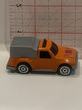 Orange #15 Truck Racer Unbranded Toy Diecast Car