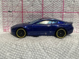 Blue Aston Martin V8 Vantage 2015 Hot Wheels Diecast Car