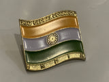 India Flag 2017 Global Connect Lapel Hat Pin BE
