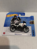White Ducati DesertX HW Moto 1/5 67/250 HKG32 G1 2021 Hot Wheels Diecast Car