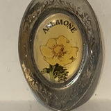 Anemone Flower of March collectable Souvenir Spoon PV