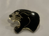 Roaring Black Panther Lapel Hat Pin BE