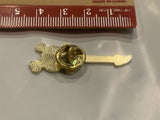 Skull and Cross Bones Guitar Lapel Hat Pin BE