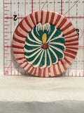 Green Christmas Cookie Button Pinback
