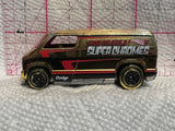 Gold Superchromes Dodge Van Custom '77 Hot Wheels Diecast Car