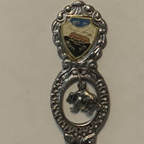 Columbia Icelfields Jasper Alberta Bear collectable Souvenir Spoon PW
