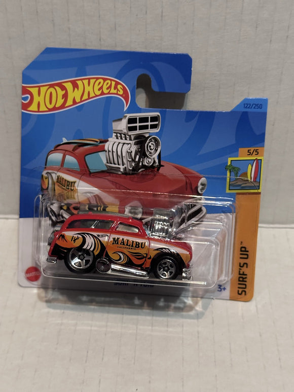 Red Malibu Surf N Turf Surf's Up 5/5 122/250 HKJ35 G1 2021 Hot Wheels Diecast Car