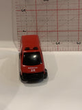 Red Fire Brigade Van Unbranded Toy Diecast Car