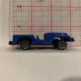 Blue Police Jeep Unbranded Diecast Car DE