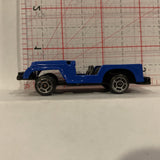 Blue Police Jeep Unbranded Diecast Car DE