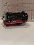 Red Fire Brigade Van Unbranded Toy Diecast Car