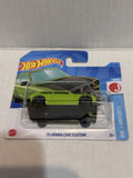 Green '73 Honda Civic Custom HW J-Imports 8/10 117/250 HKG40 2021 Hot Wheels Diecast Car