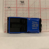 Blue Police Jeep Unbranded Diecast Car DE