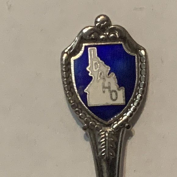 Idaho State Blue collectable Souvenir Spoon PW