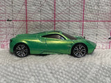 Green Pagoni Huayra Car 2012 Hot Wheels Diecast Car