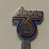 Glen Bow Museum Alberta 75th 1905 1980 collectable Souvenir Spoon PW