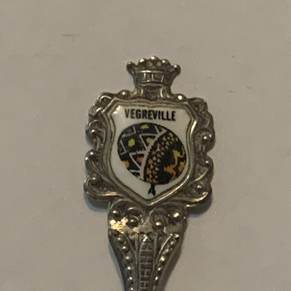 Vegreville Pysanka Egg Alberta collectable Souvenir Spoon PW