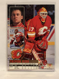 #30 Trevor Kidd Calgary Flames 1994-95 Fleer Ultra Hockey Card