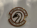 Trumpter Motor Inn Grande Prairie Alta Alberta Lapel Hat Pin BF